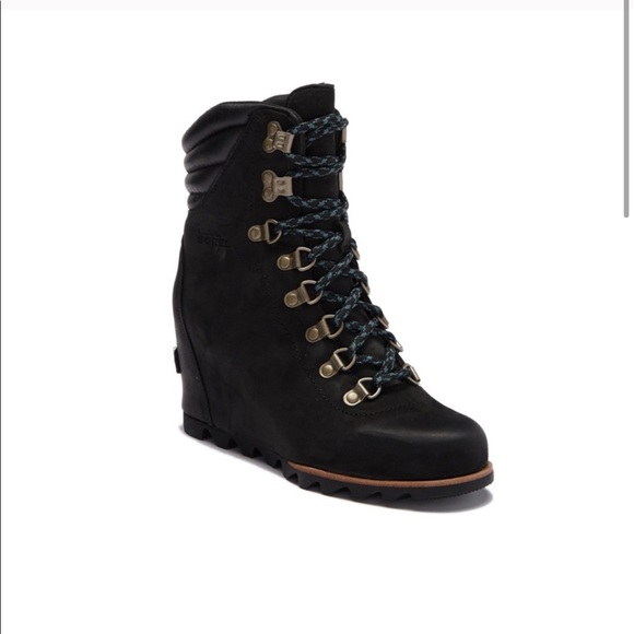 Sorel Shoes - Sorel Conquest Waterproof Leather Wedge Boot